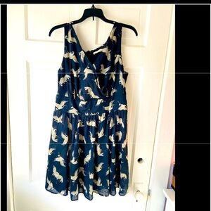 Wayward Fancies Swan Flowy Girls Dress Size Large